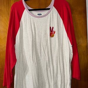 Old Navy top with 3/4 length sleeves size xxl